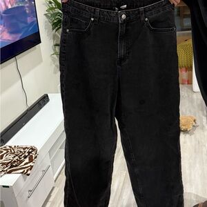 Divided Black Straight Leg Jeans Classic Denim